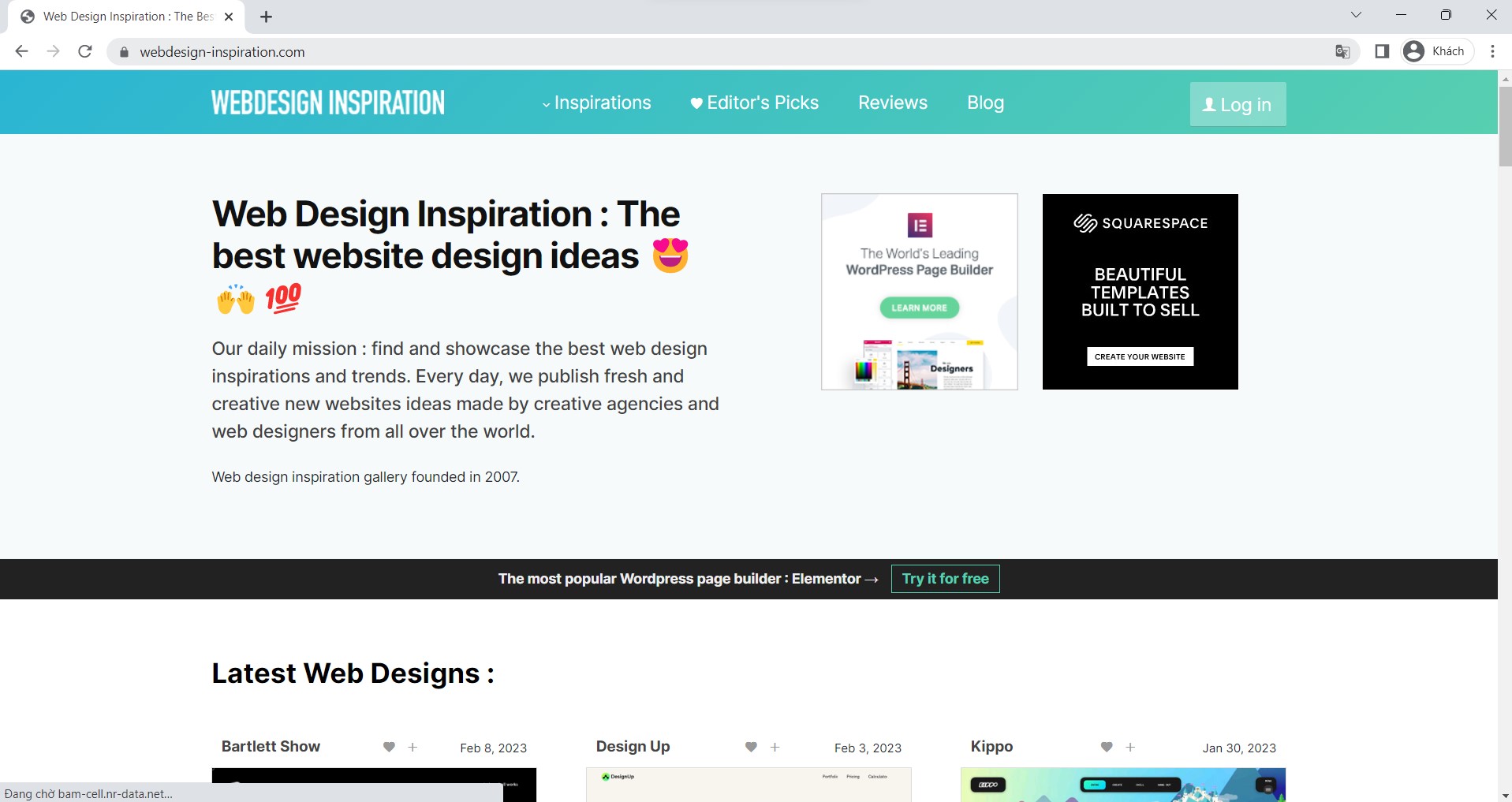 Instrang Web Webdesign Inspiration Sang Tao Truyen Cam Hung