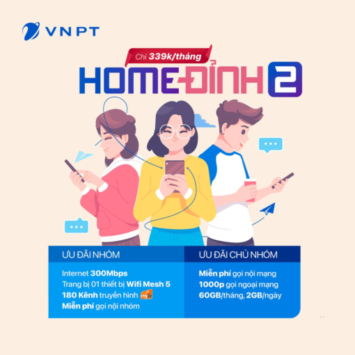 Gói Home đỉnh 2 Vnpt