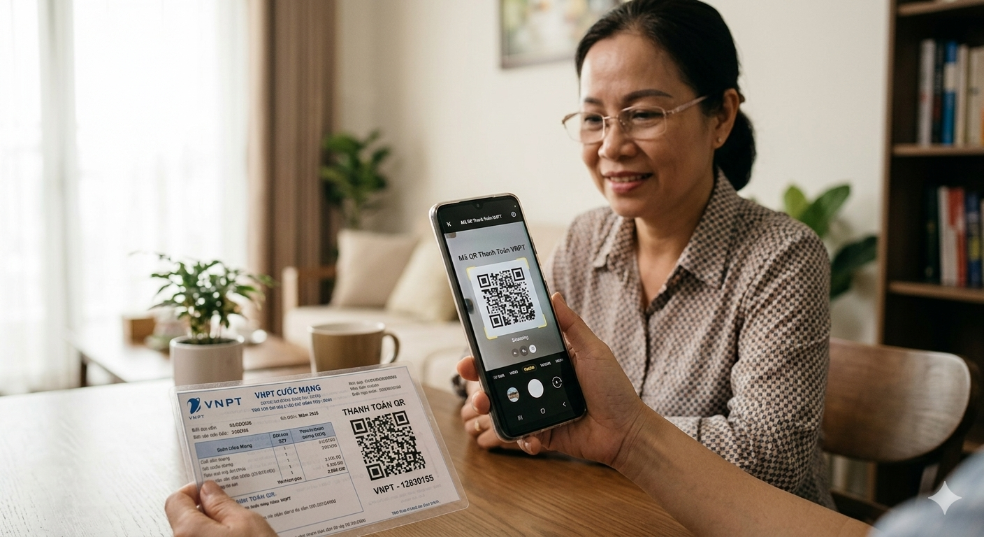 Thanh Toán Cước Internet Wifi Vnpt Dĩ An Dễ Dàng