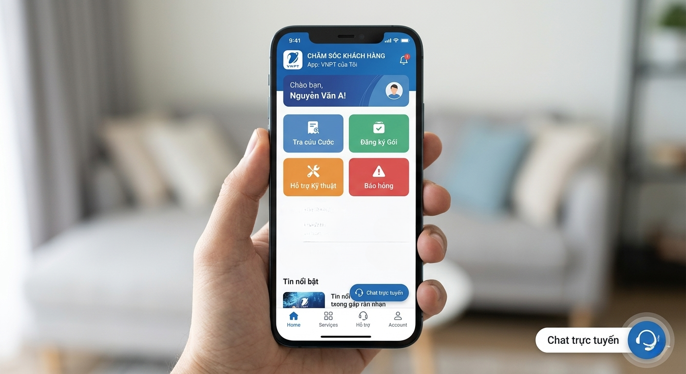 ứng Dụng Cskh Trực Tiếp Của Vnpt Thuận An