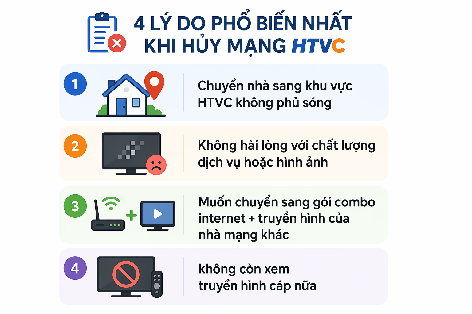 4 Lý Di Dẫn đến Việc Hủy Mạng Htvc