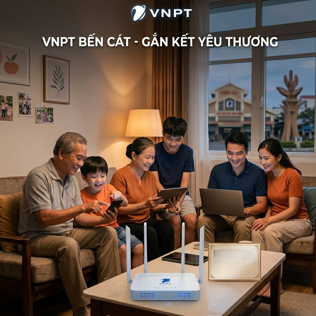 Internet Cáp Quang Vnpt Gắn Kết Gia đình