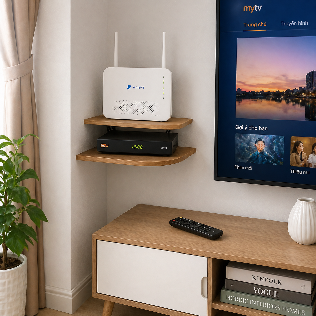 Hai Thiết Bị đi Kèm Combo Internet Truyền Hình Vnpt