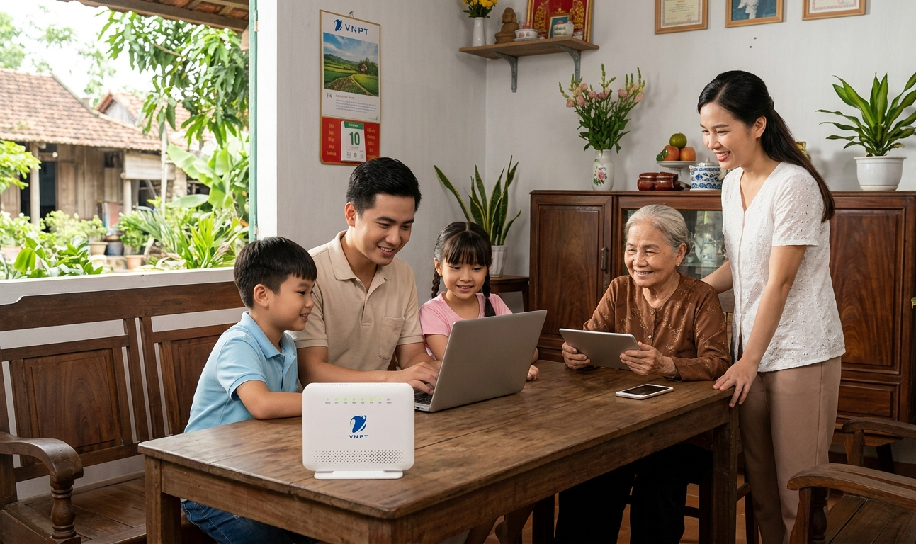 Lựa Chọn Gói Mạng Wifi Vnpt Cho Gia đình Tại Bàu Bàng