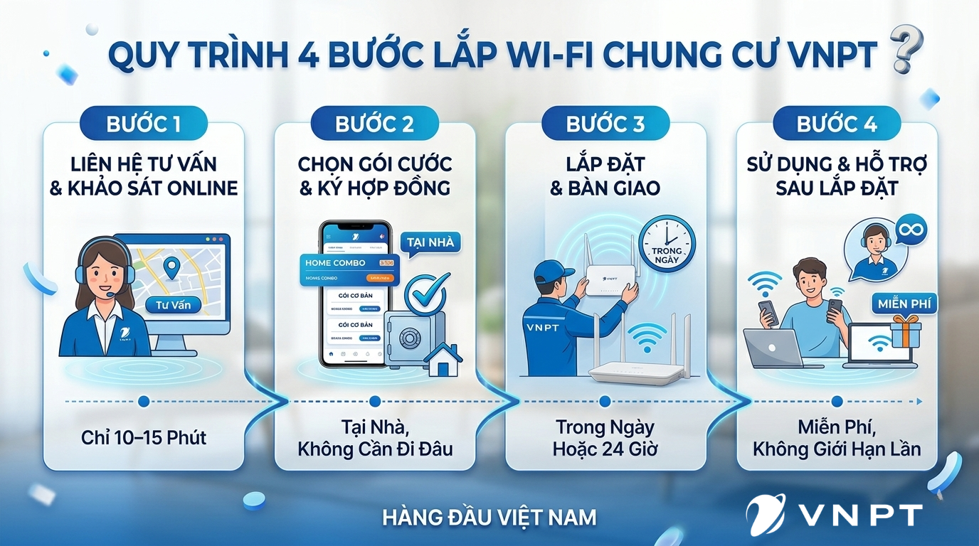 Quy Trình đăng Ký Lắp đặt Mạng Wifi Chung Cư