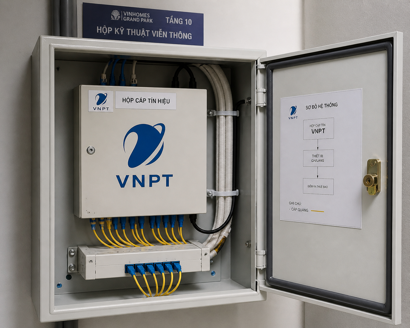 Hôp Cáp Của Vnpt Trong Vinhomes Grand Park Quận 9