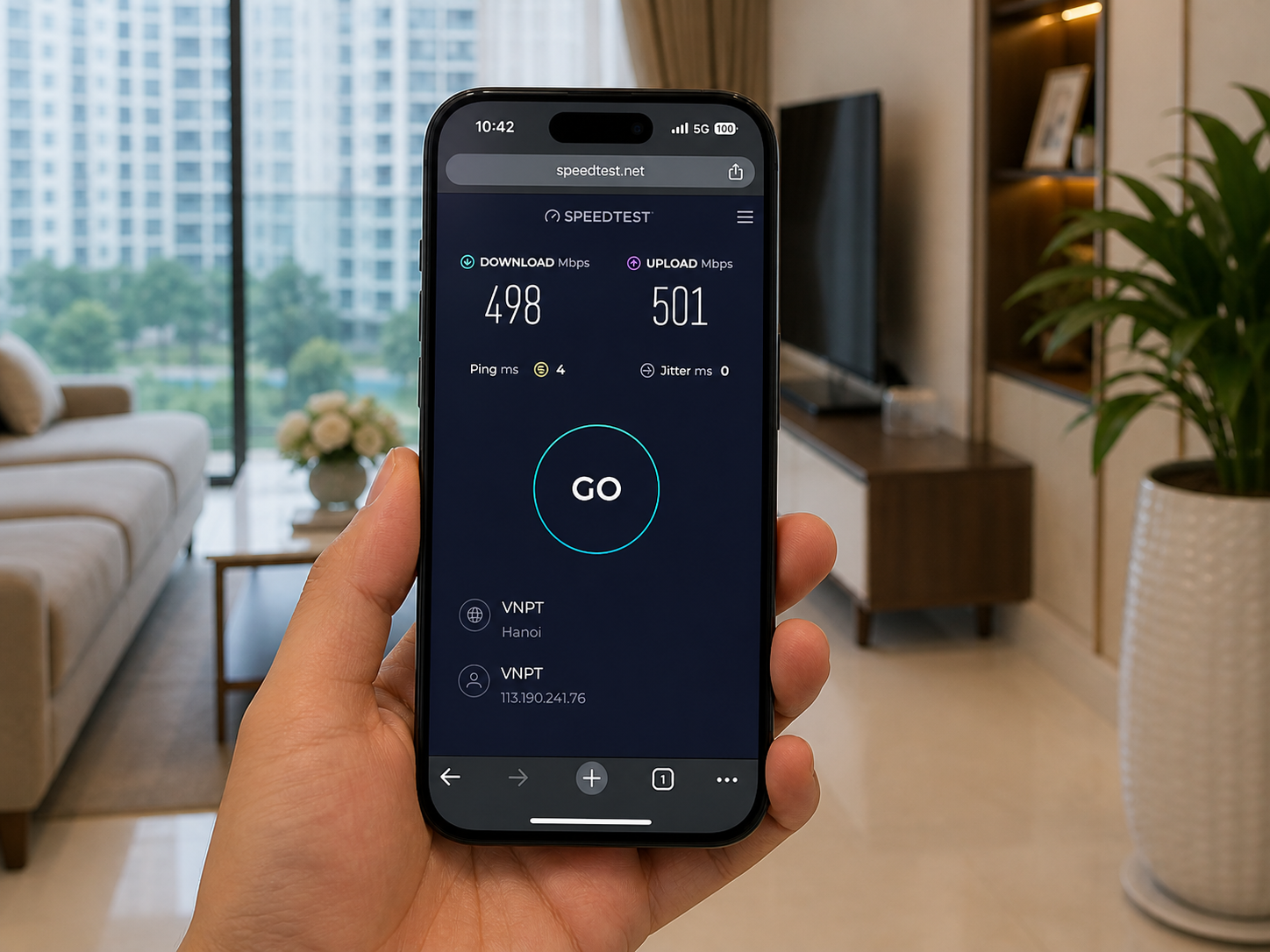 Tốc độ Thực Tế Mạng Vnpt Tại Vinhomes Grand Park Quận 9