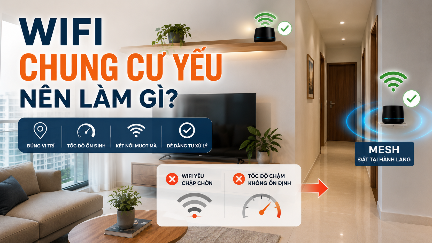 Wifi Chung Cư Yếu Nên Làm Gì Tốt Nhất