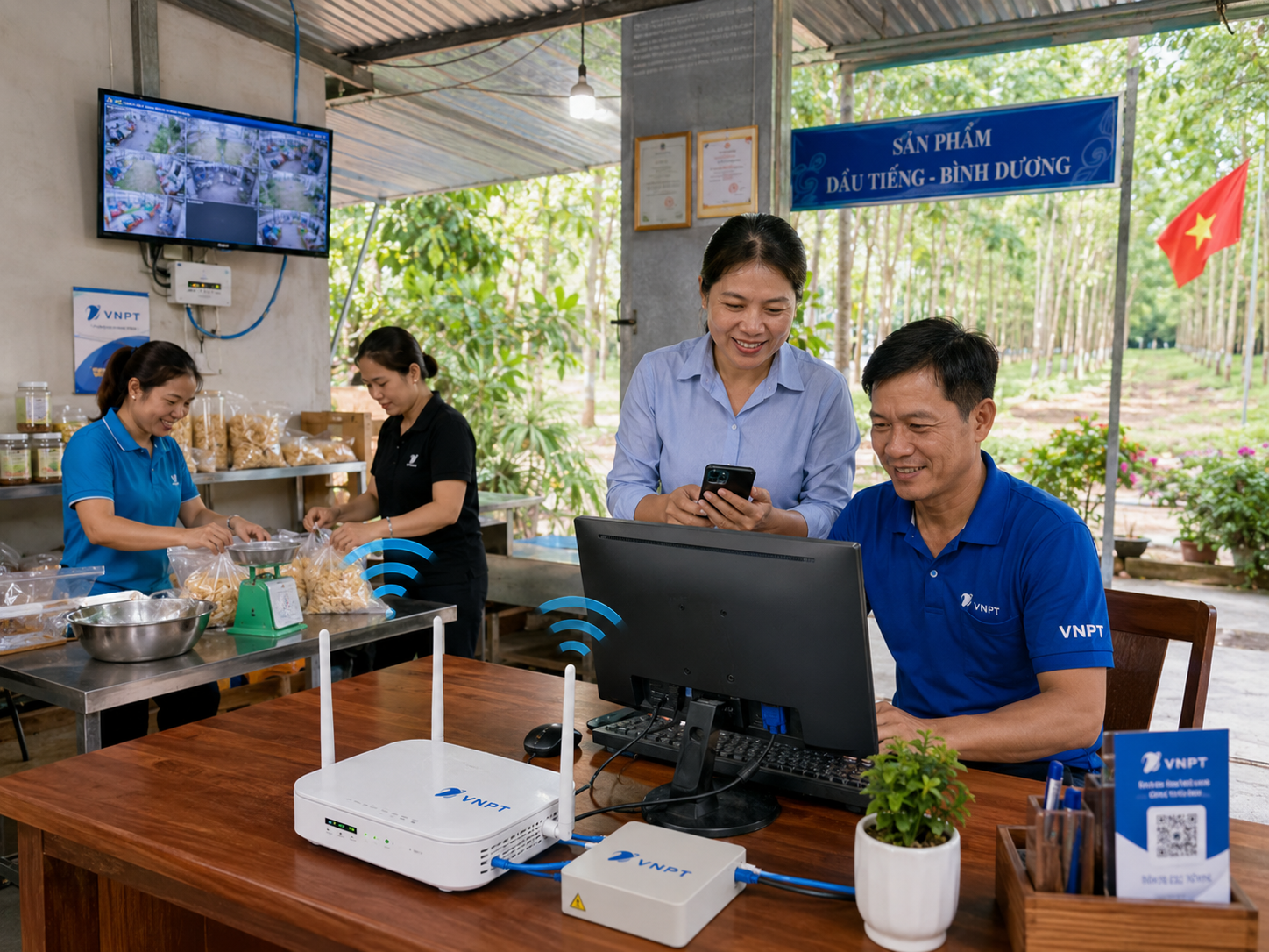 Lắp Mạng Wifi Internet Doanh Nghiệp Vnpt Dầu Tiếng
